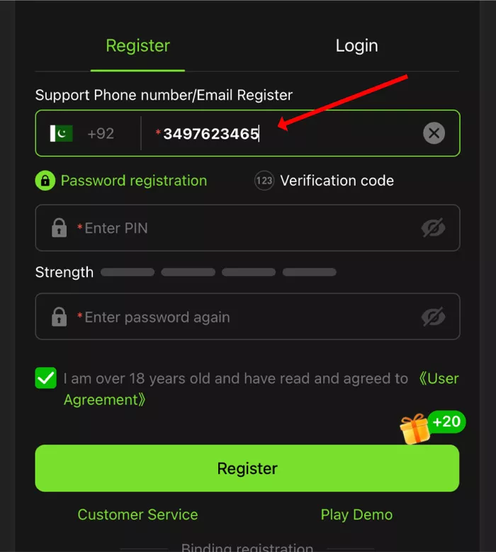 Y999 Game register